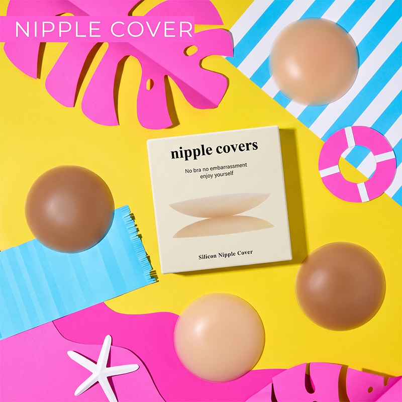 Nipple Cover Pasties - Paquete de 2 Cubrepezones Adhesivos Invisibles