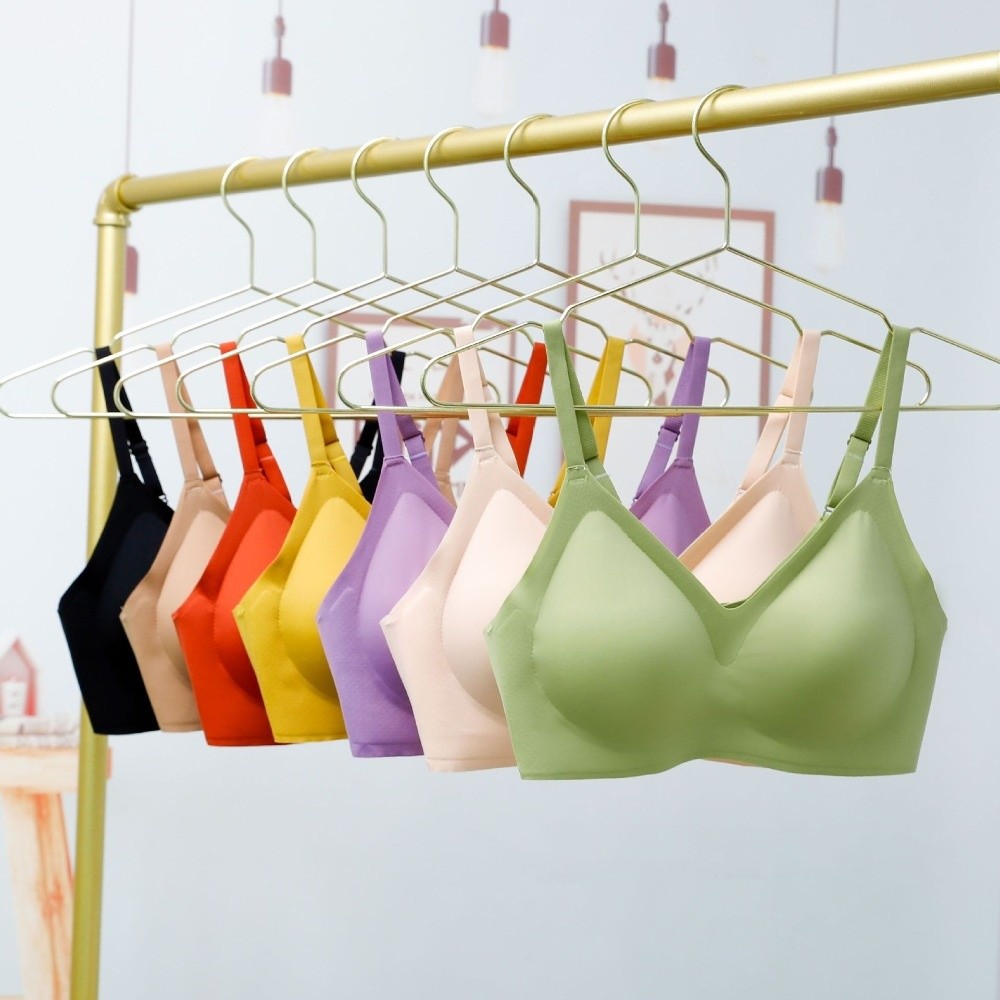 Bralette Wireless Soft - Sujetador Deportivo Sin Costuras con Relleno