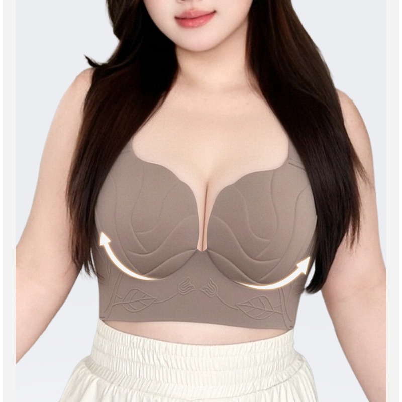 Bralette Wireless Soft - Bralette de talla grande para mujer,