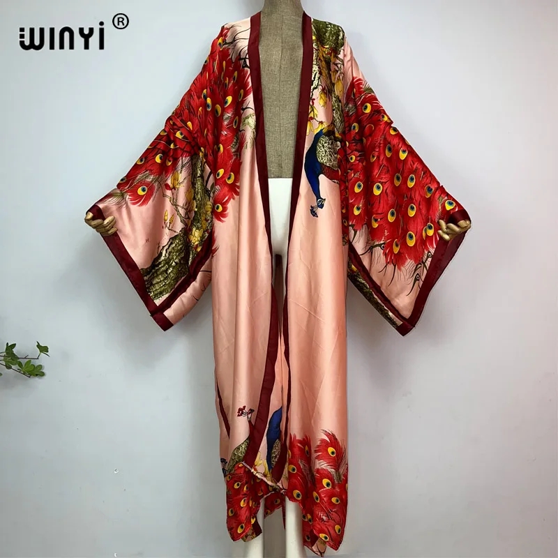 Robe Silk Women - WINYI 2022, Cárdigan de Verano para