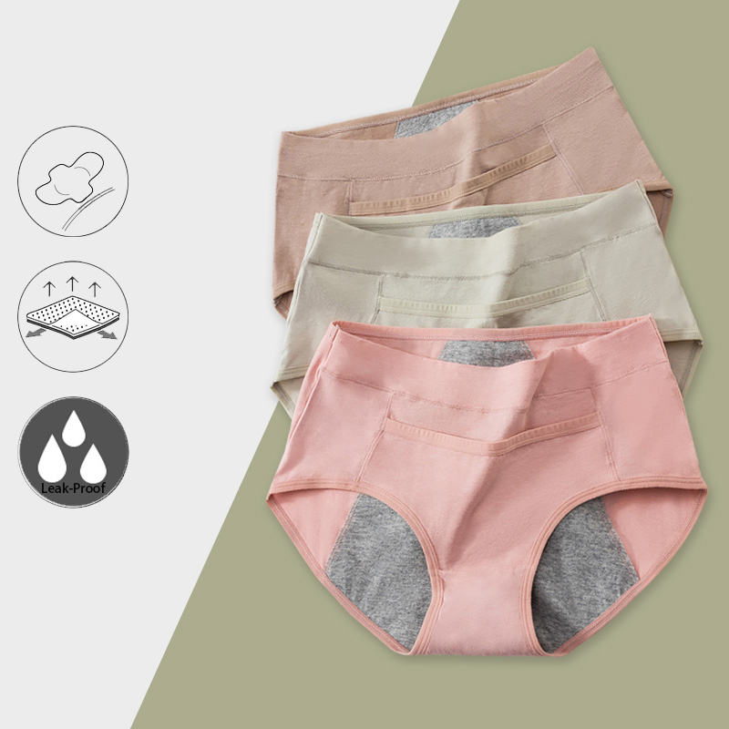 Bragas menstruales de algodón  - Seamless Underwear Women reseña y precio