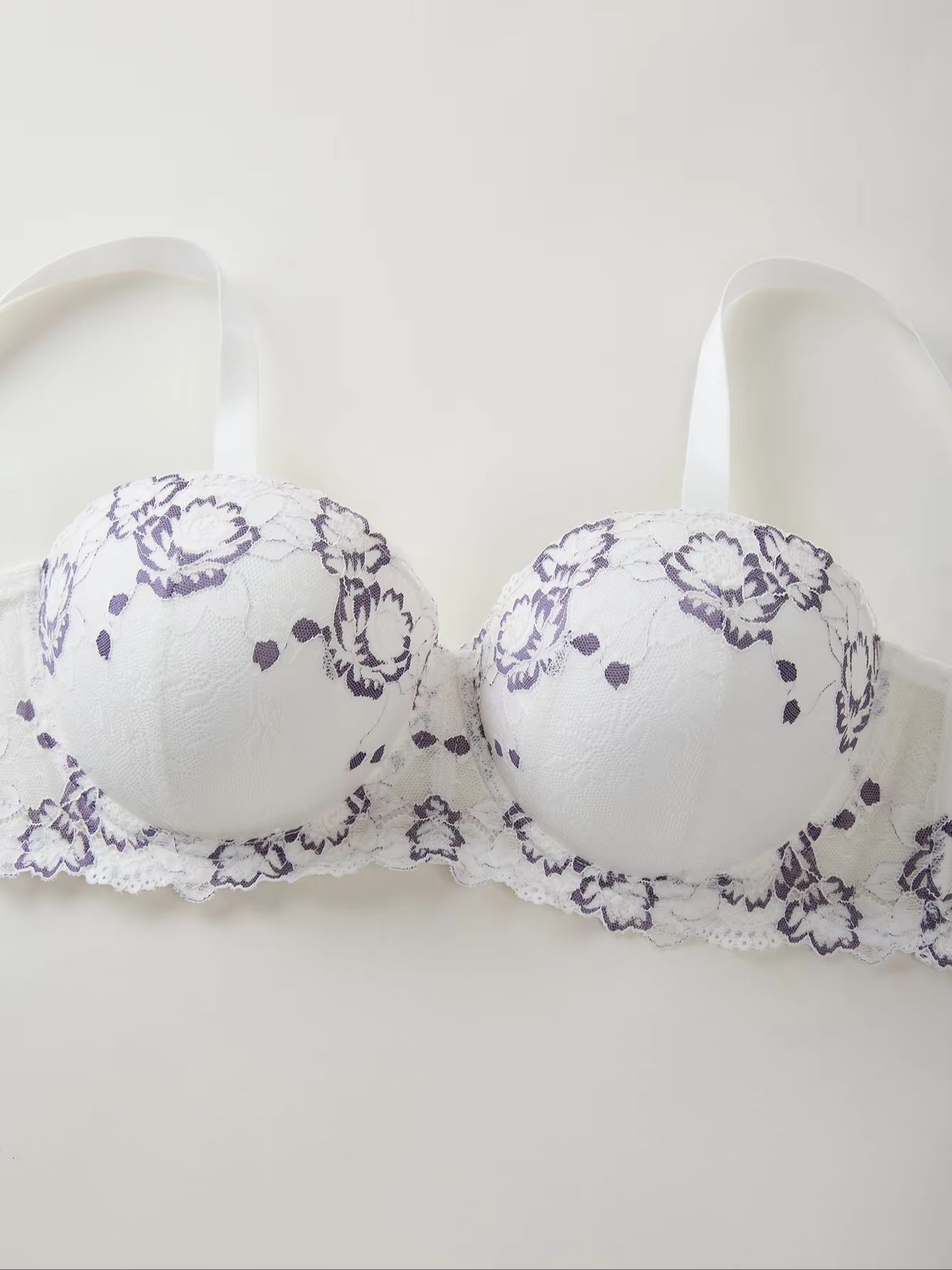 Sujetador de encaje y bordado  - Push Up Bra Padded reseña y precio