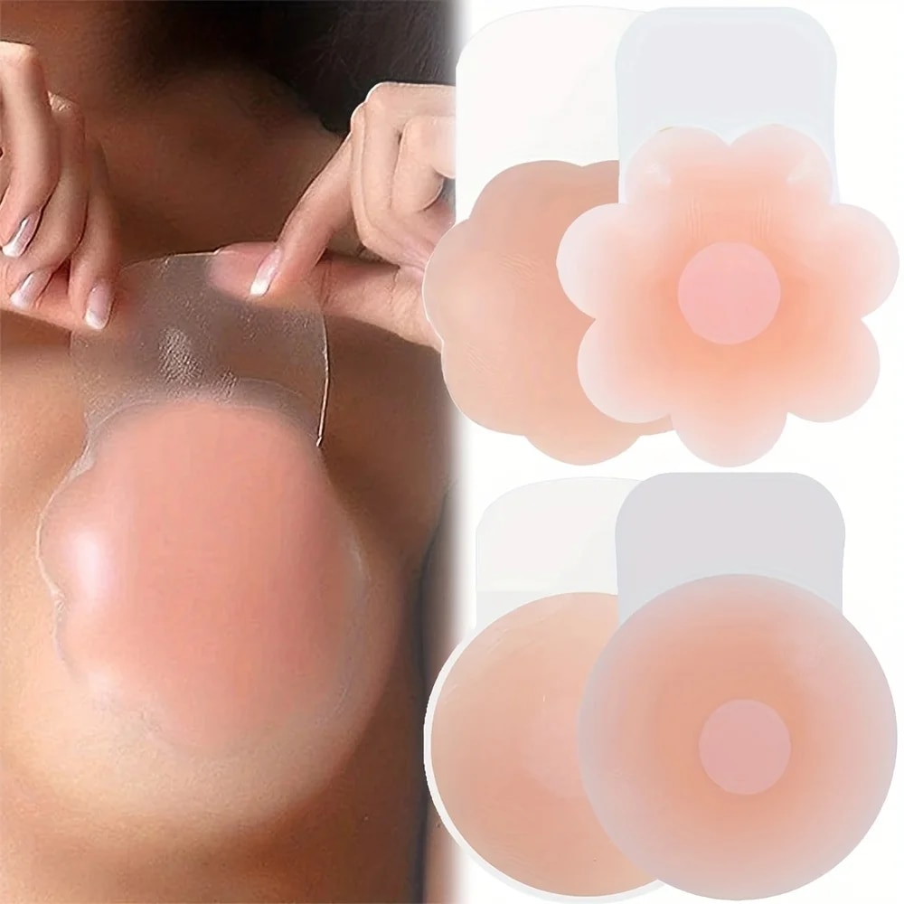 1 par de cubiertas de silicona - Push Up Bra Padded reseña y precio