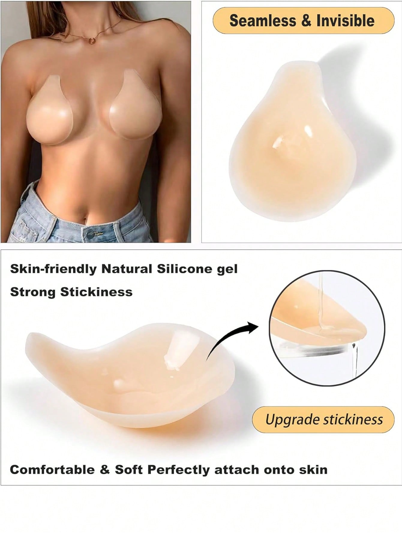 1 Par de Cubre Pezones Adhesiv - Nipple Cover Pasties reseña y precio