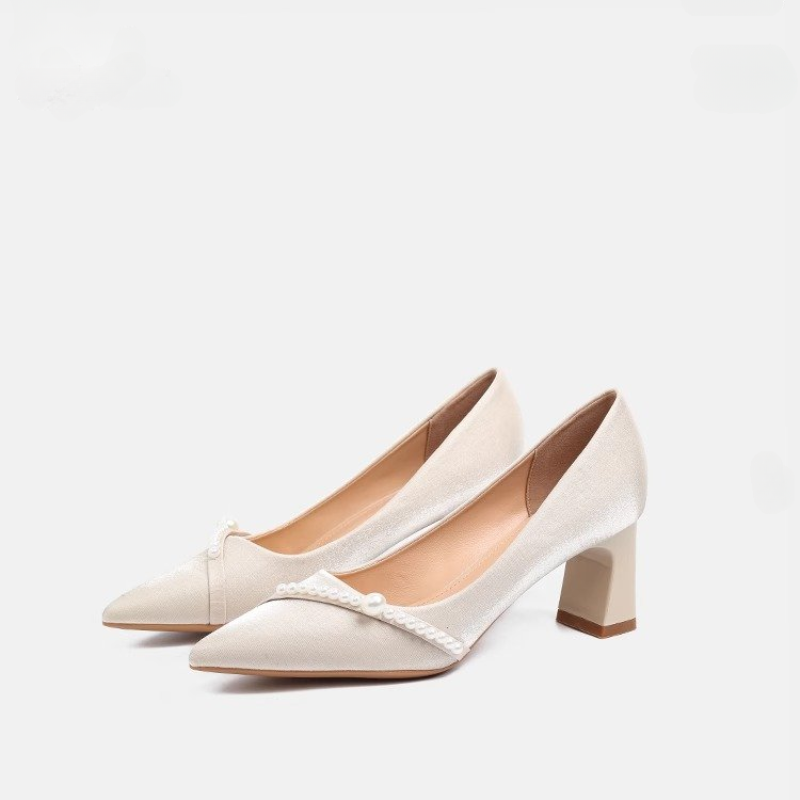 Elegantes Zapatos de Tacón Cua - Slip Dress Satin reseña y precio