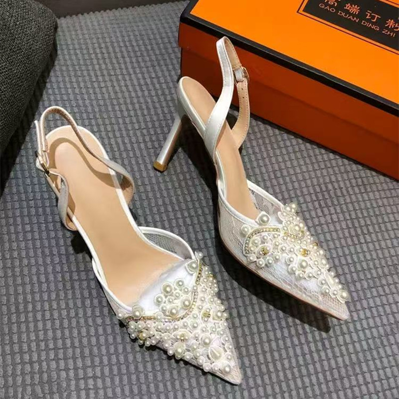 Zapatos de tacón de lujo con p - Slip Dress Satin reseña y precio
