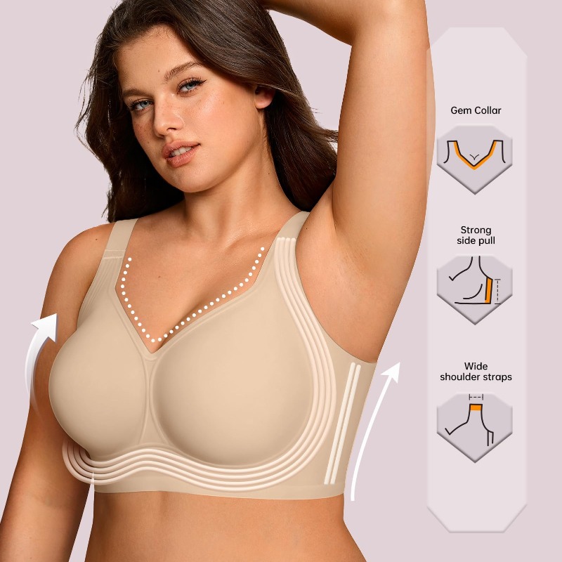 Sujetador inalámbrico de gelat - Push Up Bra Padded reseña y precio