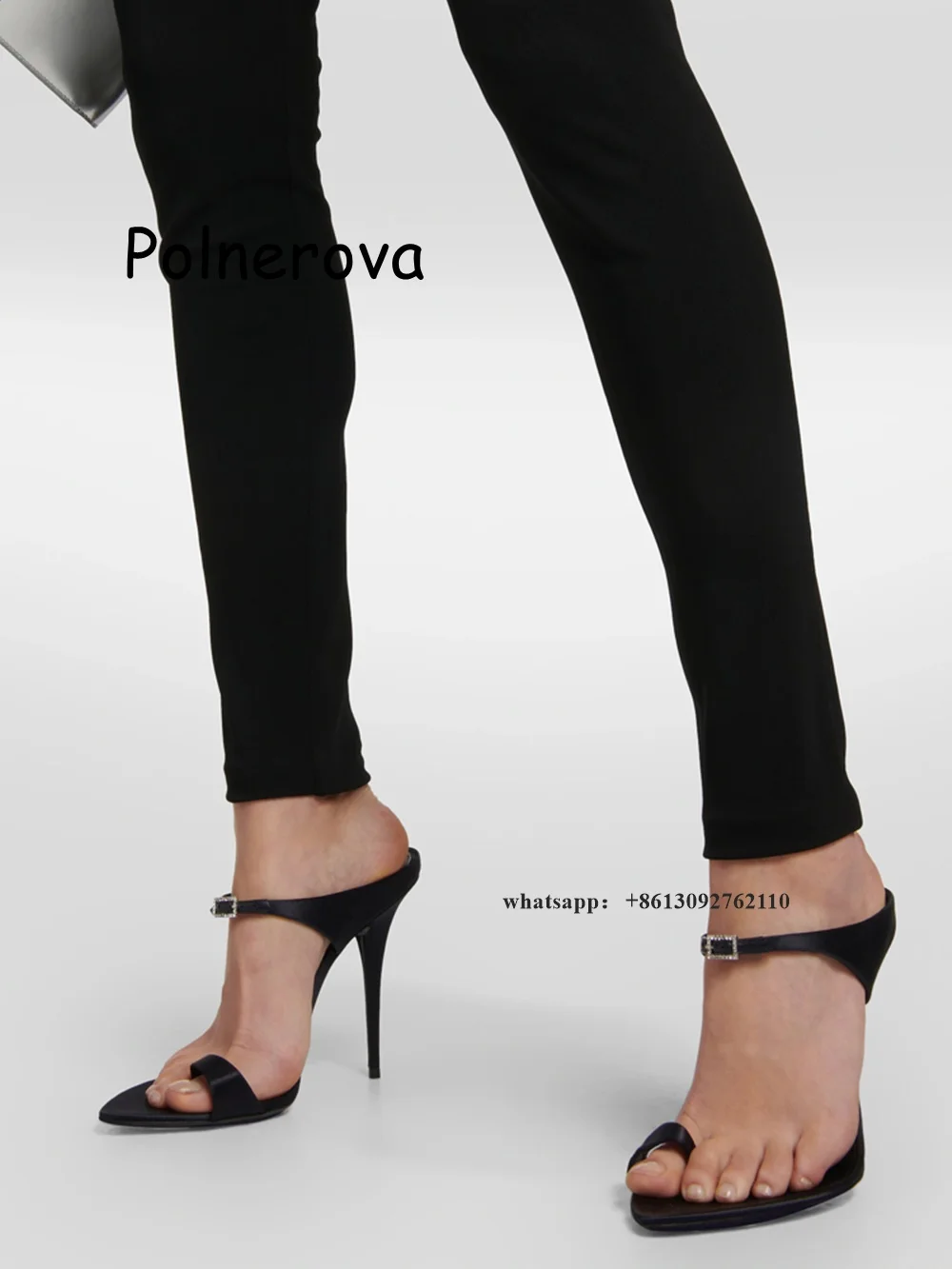 Sandalias de Punta abierta par - Slip Dress Satin reseña y precio