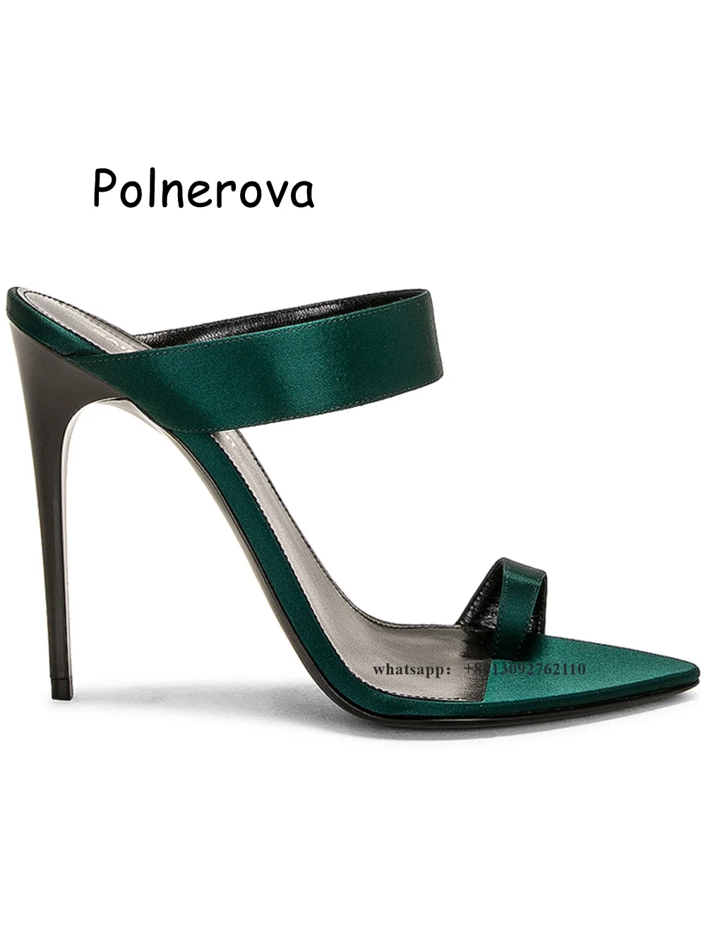 Sandalias de Punta abierta par - Slip Dress Satin reseña y precio