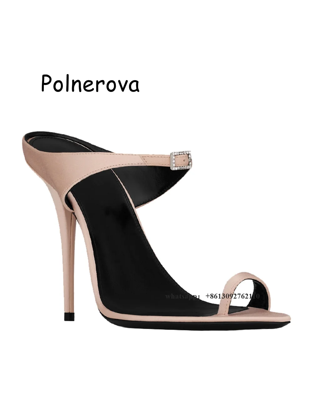 Sandalias de Punta abierta par - Slip Dress Satin reseña y precio