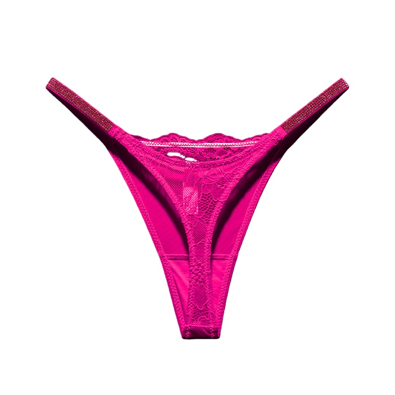 Tanga transparente con letras  - Seamless Underwear Women reseña y precio